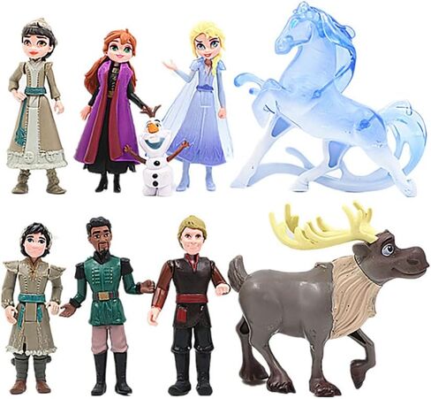 Frozen Cake Topper, 12Pcs Frozen Cake Decorations Action Figures, Frozen Action Figure, Mini Figurines Toy Frozen Cake Decoration for Kids Birthday Baby Shower Frozen Theme Party Supplies Birthday in Saudi Arabia