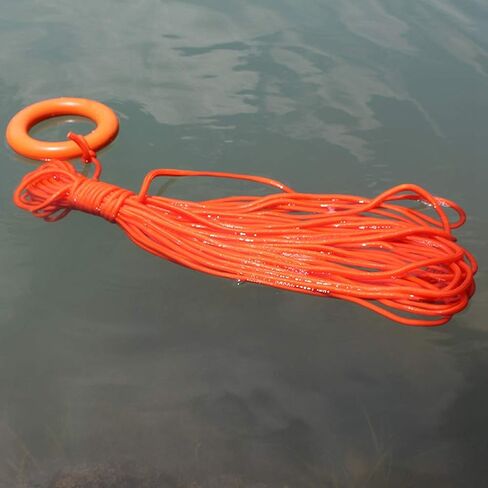 Water Lifesaving Rope, Outdoor Floating Lifeline Water Lifeguard Rope with Hand Ring 30m in Saudi Arabia