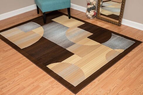 سجادة United Weavers Dallas Zoom Runner - أحمر، عداء 2x8، سجادة داخلية معاصرة مع دعامة من الجوت، نمط هندسي in Kuwait