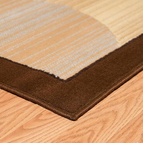 سجادة United Weavers Dallas Zoom Runner - أحمر، عداء 2x8، سجادة داخلية معاصرة مع دعامة من الجوت، نمط هندسي in Kuwait