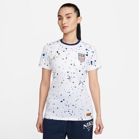 تي شيرت جيرسي لكرة القدم الرئيسية من Nike 2023-2024 USA WWC (للسيدات) باللون الأبيض in Saudi Arabia