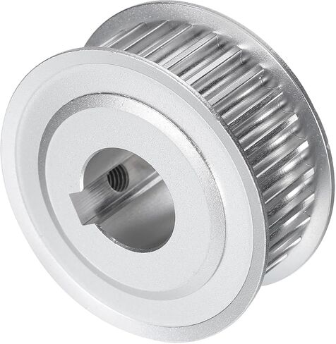 uxcell 5M-30T-3/4B Timing Belt Pulley 3/4" Bore, 30 Teeth Aluminum Alloy Synchronous Wheel with Keyway, Pitch 5mm Tooth for 15mm Width Belt in Saudi Arabia