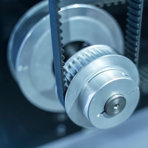 uxcell 5M-30T-3/4B Timing Belt Pulley 3/4" Bore, 30 Teeth Aluminum Alloy Synchronous Wheel with Keyway, Pitch 5mm Tooth for 15mm Width Belt in Saudi Arabia