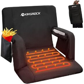 Stadium Seat with backrest Support - Heated, Comfortable Cushion