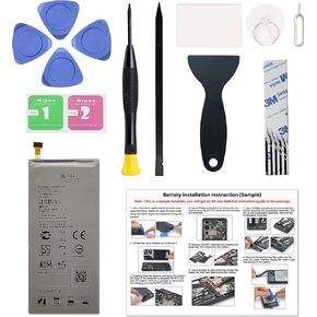 Fit for Redmi 7 / Redmi Note 8 & 8T Battery Replacement, with Installation Manual, BN46 Battery for Redmi 7 / Redmi Note 8/8T, with Repair Toolkit