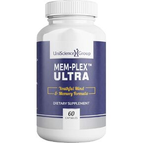 Mem-Plex Ultra, Natural Memory Support Supplement with Phosphatidyl Serine, Bacopa Monniera Extract and Neurofactor Whole Coffee Fruit Extract, 60 Capsules