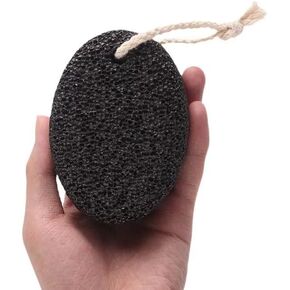 Extra Thick Pumice Stone for Feet and Hands – Ergonomic, Durable Natural Foot File – Gray, 3.9x2.8x1.6 in – Ideal for Cracked Heel Treatment, Callus Removal, and Dead Skin Exfoliation