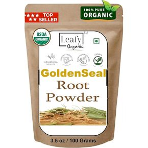 Goldenseal Root Powder - 3.5 oz Pure Natural Goldenseal Root Powder Supplement