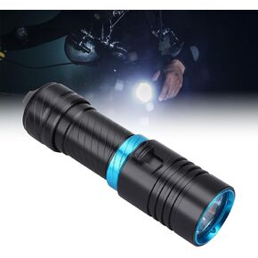 Diving Flashlight,Waterproof Diving Flashlight Underwater 50m Depth Bright LED Lighting Lamp Dive Lights Torch for Expert Diving at Night Snorkeling Caving Fishing