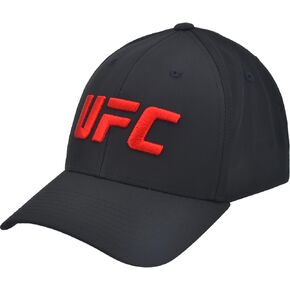 Concept One UFC Baseball Hat, 6 Panel Adult Flex Fit Active Cap with Curved Brim