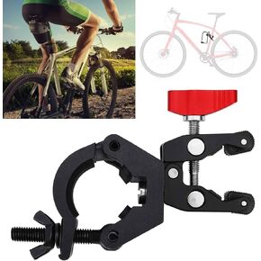 U Lock Bike Mount, Heavy Duty Aluminum Alloy Bike Lock Holder Clamp Lock Mounting Bracket, Quiet, Fits 0.47-0.98" Shackles Compatible with Kryptonite and Most Other Bicycle U-Locks Accessories