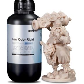 3D Printer Resin, 405nm UV Curing 3D Printing Liquid Photopolymer Resin, Fast Curing Standard 3D Resin for LCD DLP SLA Resin 3D Printers, Low Odor Excellent Fluidity High Precision