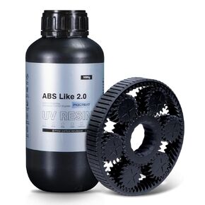 ABS Like 3D Printer Resin2.0, 405nm UV Curing 3D Printing Liquid Standard Photopolymer Resin for LCD DLP Resin 3D Printers Non-Brittle High Precision Enhanced Strength and Toughness
