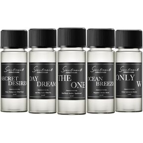 Hotel Collection Diffuser Oils | Aromatherapy Fragrances Inspired by 5-Star Hotels | Top 5 Luxurious Scents with Notes of Cardamom, Tuscan Leather, and Sandalwood (2.02 fl oz, 20ml Bottles)