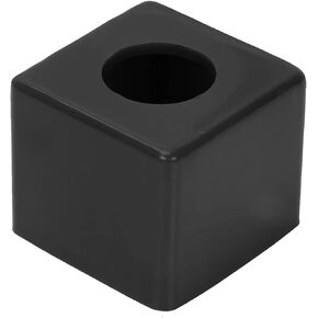 Pool Chalk Holder,Portable Protective Case Billiard Chalk Storage Holder,Made of Plastic Material Lightweight Billiards Accessory, for Billiard Lovers 1.2 * 1.2 * 1.1inch (Black)