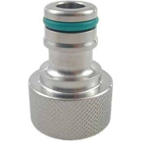 1/2" Female Threaded to Garden Hose Quick Connect Adapter SS304 Stainless Steel with Gasket