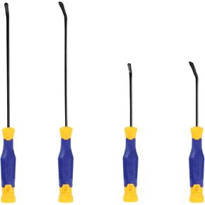 SUNHZ MCKP Pick and Hook Set, 6 Piece Precision Pick Tool Set with Case, Automotive Hand Tools Kit for Easily Remove Hoses and Car Auto Oil Seal/O-Ring Seal Gasket Pick Mini Hooks Puller