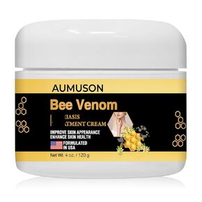 Bee Venom Cream,Natural bee venom cream delicate and gentle for all skin types-4OZ