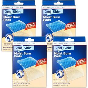2nd Skin Moist Burn Pads 3 Inches X 4 Inches 3 Each (Pack of 4)