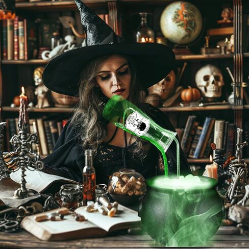DIY Floating Potions,Halloween Potion Bottles With Float Potion,Halloween Decorations Indoor With Witch Brew in Kuwait