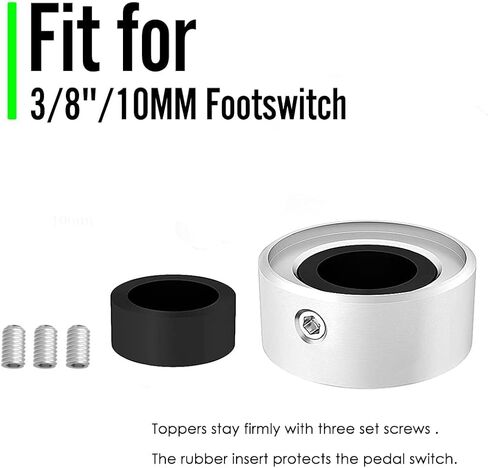 Footswitch Topper Pedal Buttons bluex2+redx2+blackx2 in Saudi Arabia