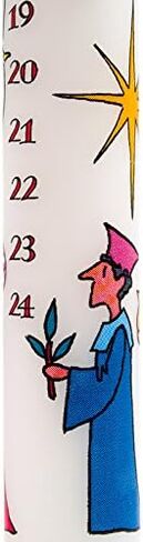 Famous Illustrator Unique Festive Advent Candles - Designed in England - Three Wise Men in Saudi Arabia