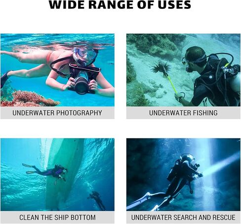 خزان SMACO Mini Scuba Tank سعة 1.9 لتر للغوص في المياه الضحلة، أسطوانة غوص من الألومنيوم 25 دقيقة من وقت الغوص لممارسة الغوص/العمليات تحت الماء/مصدر هواء احتياطي in Saudi Arabia