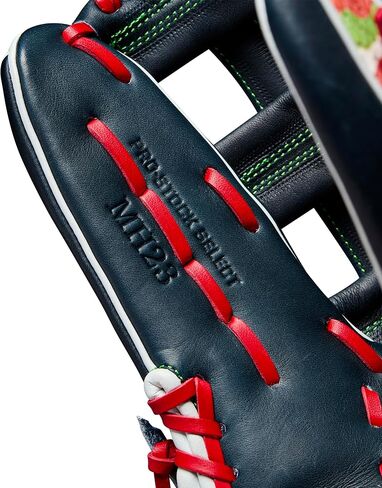 Wilson Fall 2024 Michael Harris A2K® MH23 Game Model 12.75" Outfield Baseball Gloves - Navy/Red/Neon Green in Saudi Arabia