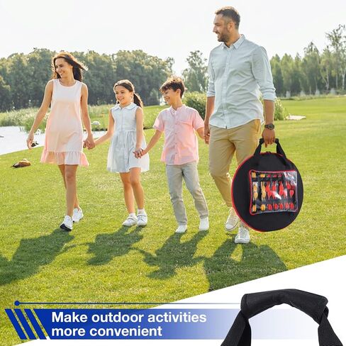 Storage Bag for Dart Boards Set, Dartboard Cover Waterproof Protective Dart Board Carrying Case Dartboard Bag for Dartboard, Dart Tips, Dart Shafts, and Other Dart Accessories, Bag Only in Saudi Arabia