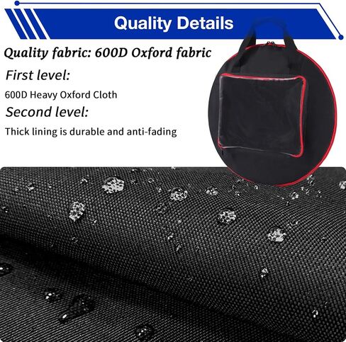 Storage Bag for Dart Boards Set, Dartboard Cover Waterproof Protective Dart Board Carrying Case Dartboard Bag for Dartboard, Dart Tips, Dart Shafts, and Other Dart Accessories, Bag Only in Saudi Arabia