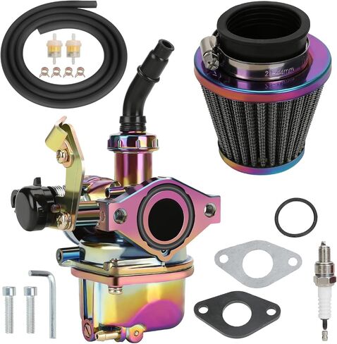 YOXUFA PZ19 Carburetor 19mm Carb Cable Choke Air Filter Kit for TaoTao SSR KAYO FOX 70cc 50cc 90cc 110cc 125cc Kazuma Apollo Coolster Peace Sports Hawk Chinese ATV Dirt Pit Bike 4 Wheeler Quad Parts in Saudi Arabia