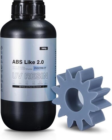 ABS Like 3D Printer Resin2.0, 405nm UV Curing 3D Printing Liquid Standard Photopolymer Resin for LCD DLP Resin 3D Printers Non-Brittle High Precision Enhanced Strength and Toughness in Saudi Arabia