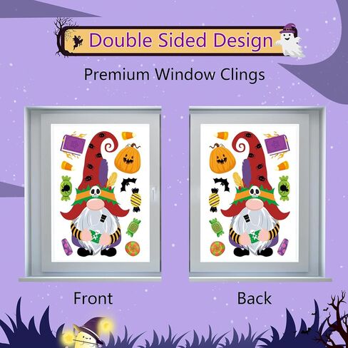 9 Sheets 4th of July Window Clings, Independence Day Window Stickers, Patriotic Window Decorations Gnome Window Decals for 4th of July Home School Office Decoration Party Supplies in Saudi Arabia