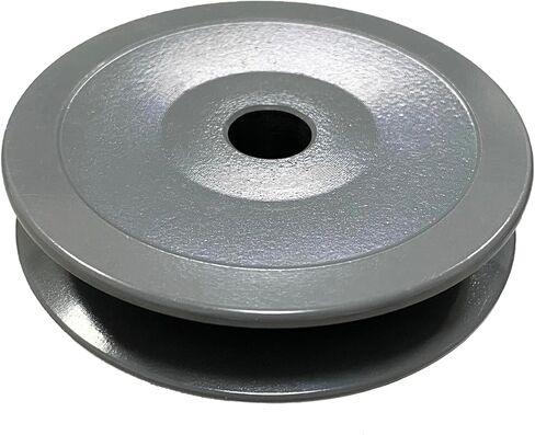 بكرة حزام V AK30-1/2، 3.05 بوصة OD 1/2 بوصة حزام حزام على شكل V ذو أخدود واحد، حديد زهر، رمادي، قسم حزام، للحزام V in Kuwait