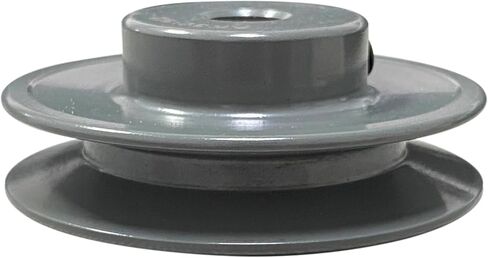 بكرة حزام V AK30-1/2، 3.05 بوصة OD 1/2 بوصة حزام حزام على شكل V ذو أخدود واحد، حديد زهر، رمادي، قسم حزام، للحزام V in Kuwait