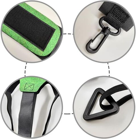 مدرب كرة القدم/الكرة الطائرة/الرجبي، ركلة كرة القدم، التدريب الفردي، المساعدة في التحكم في المهارات، حزام خصر قابل للتعديل للأطفال والكبار، يناسب مقاسات الكرة 3 و4 و5 in Kuwait