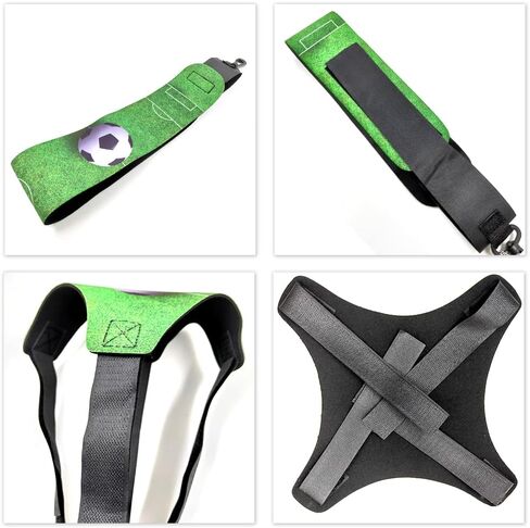 مدرب كرة القدم/الكرة الطائرة/الرجبي، ركلة كرة القدم، التدريب الفردي، المساعدة في التحكم في المهارات، حزام خصر قابل للتعديل للأطفال والكبار، يناسب مقاسات الكرة 3 و4 و5 in Kuwait