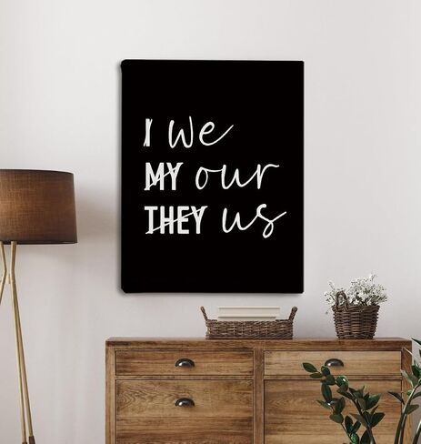 OXW Teamwork Canvas Wall Art for Office - Motivational Posters Teamwork Quotes Prints, Team Artwork Decor for Office Workplace, 11x14 Inch in Saudi Arabia