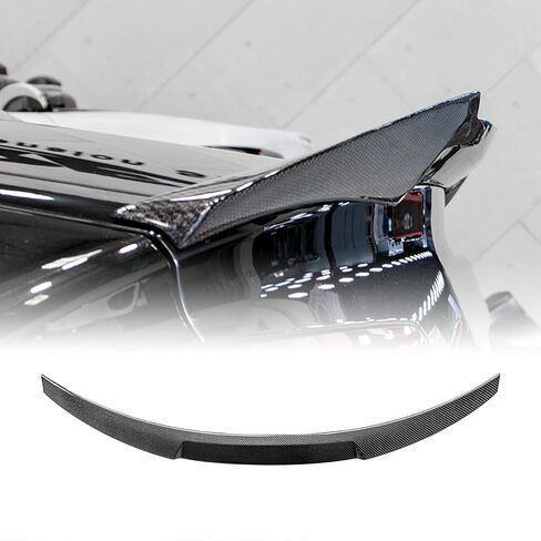 AeroBon Real Carbon Fiber Trunk Spoiler Compatible with 2007-2016 Audi A5 2-Door Coupe 8T3 (H Style) in Kuwait