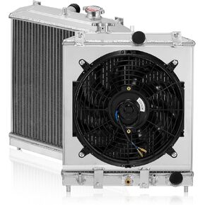 BDFHYK 3ROW-44mm CU433 Aluminum Radiator Compatible with for Ford Bronco 1968-1979,F-100 1968-1979,F-150 1975-1979,F-250 1968-1979,F-350 1975-1979,F-500 1976
