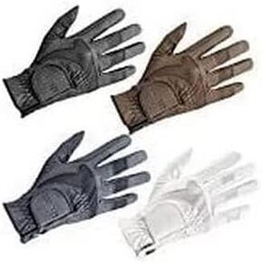 Uvex Stretchable & Breathable Horse Riding Gloves (Western/English) for Women & Men, ventraxion, Brown, Size 8-9
