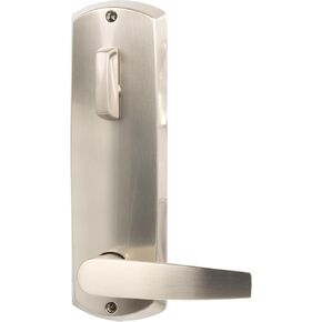 Schlage Residential FE410FGRW512SAT619 قفل ذكي مترابط للتحكم في UL مدرج مع زخرفة Greenwich ورافعة Saturn مع مسافة تجويف 5-1/2 بوصة مع مزلاج 12356 و10152 Strike Satin Nickel Finish
