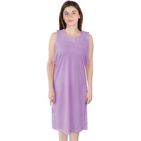 EZGOODZ Pink Cotton Patient Gown, Large. Pack of 1 Hospital Gowns for Women. 100% Cotton Cloth Breathable Hospital Patient Gowns for Women. Machine-Washable Hospital Patient Clothing