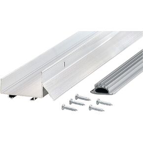 M-D Building Products 69570 1-3/4-Inch by 36-Inch DB003 U-Shaped Door Bottom with Drip Cap, White