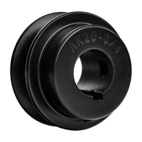 AK20-3/4 Single Groove Mechanical V-Belt Pulleys 3/4" Bore 2" OD, Cast Iron, for A, 3L&4L (A&AX) V-Belts