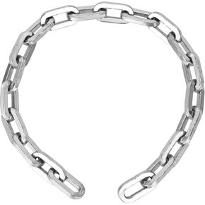 OKG Security Chain - 2 Foot x 1/4" Thick Outdoor Gate Chain, Cut Proof Chain Made of Hardened Alloy Steel Chain for Fences, Bicycles, Pet Cages, Corral Supplies