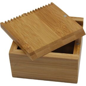 Bamboo Surfing Wax Box Holder with Surf Fin Allen Key