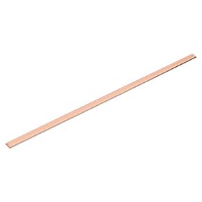 uxcell Copper Flat Bar, 0.06" Thickness x 0.59" Width x 15.75" Length Copper Bus Bar Stock Plate Mill for Electrical (1.5mm x 15mm x 400mm)