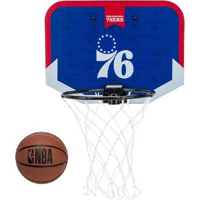 Franklin Sports NBA Team Mini Over The Door Basketball Hoops - Kids Indoor Mini Basketball Hoop with Basketball - NBA Fan Shop Mini Hoops for Bedroom + Office - Over The Door Mini Hoop Sets