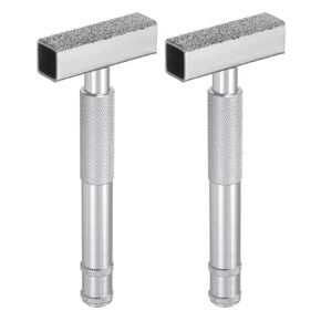 HARFINGTON 2pcs Grinding Wheel Dresser 36 Grit Diamond Grinding Wheel Stone Dressing Tool with Flat Diamond Coated Surface for Grinding Truing Deburring Wheels, Silver
